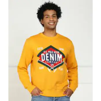 US POLO ASSN Full Sleeve Printed Men Sweatshirt